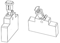 Miniature Circuit Breaker Lockout - Pin out standard - pack of 6 POS