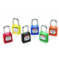 Lockout Safety Padlocks Black - 6 Pack   Lockout