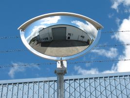 Traffic Mirrors - Exterior Hemisphere Half Dome