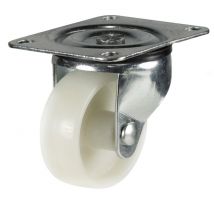 MD Top Plate Swivel Castor - 50mm - Nylon