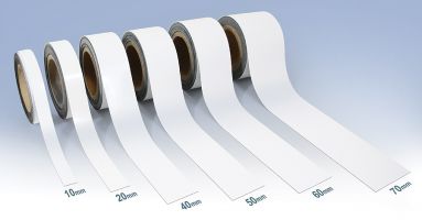 Magnetic Easy-Wipe Strip - White - H.100mm x W.10M