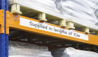 Magnetic Easy-Wipe Strip - White - H.100mm x W.10M