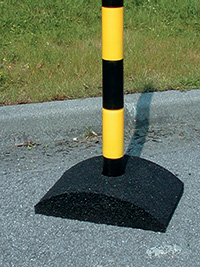 Modular Post - Black   Yellow