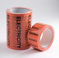 50mmx33m Electricity BS Pipeline Marking   Identification Tape