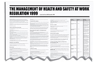 The Management of Health   Safety at Work Regulation 1999 Wallchart