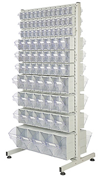 Rhino Tilt Bin System Includes 930 x 1920 Double Louvre Sided Rack