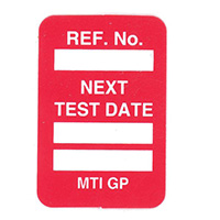 Scafftag Microtag Next Test Date Inserts Pack of 20