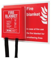 Fire Blanket Shadow Board with Blanket