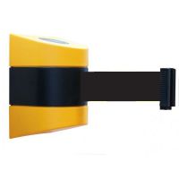 Wall mount Tensabarrier - 4.6m Yellow   Black Cassette