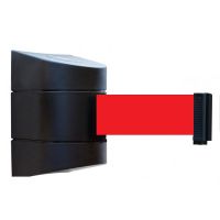 Wall mount Tensabarrier - 9m Black Cassette
