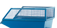 Heavy Duty Tilting Skips - with optional mesh cage