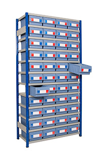 Shelf Trays on Racks Bay Kit H - 44 Tray