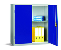 Workplace Storage Cupboard -2 Doors - 1 Shelf - 1000 x 915 x 457mm  HxWxD 