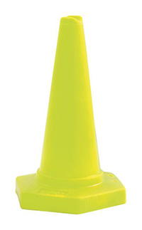 Colour Coded Warning Cone Yellow