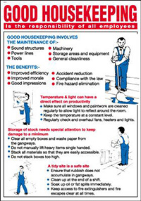 600x420mm Good housekeeping Poster