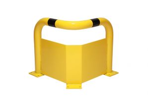 Corner Protection Guards - 76mm Dia Tube c/w Under-run